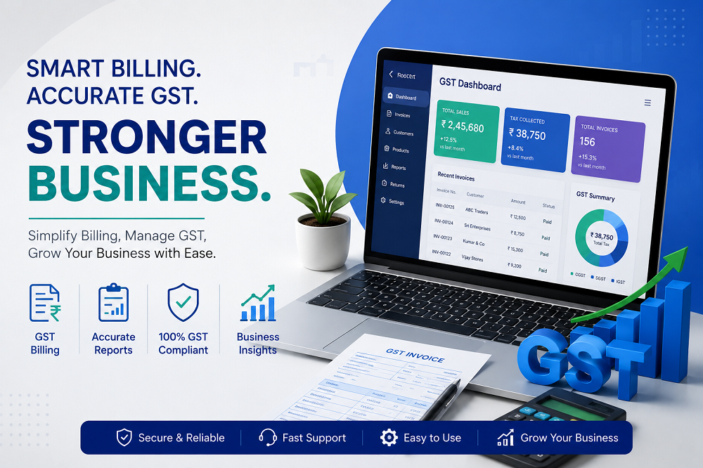 GST Software Company in Trichy: Simplifying Billing, Tax Management, and Business Growth